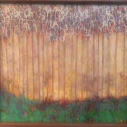 Copper Canopy Encaustic