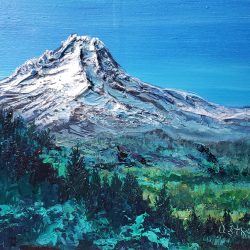 Mt Hood, 11x14 Acrylic Mt Hood, 11x14 Acrylic