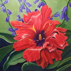 Luscious in Red, 24x24 Acrylic Luscious in Red, 24x24 Acrylic