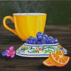 Top of the Morning, 8x8 Acrylic Top of the Morning, 8x8 Acrylic