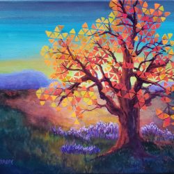 Evening Lace, 11x14 Acrylic Evening Lace, 11x14 Acrylic