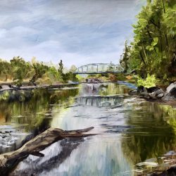 “Bridge Crossing” | 12”x16” “Bridge Crossing” | 12”x16”