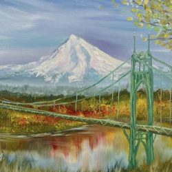 “Essence of Portland Fall” | 12” x 24” “Essence of Portland Fall” | 12” x 24”