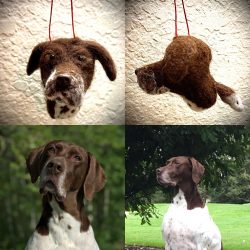 Example of a custom pet ornament