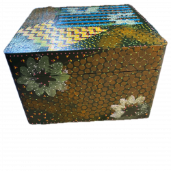 Seeds Take Flight: Hand painted box