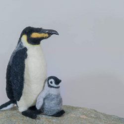 Needle felted Penguins