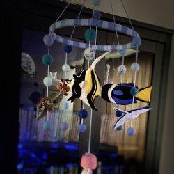 Finding Nemo themed baby mobile